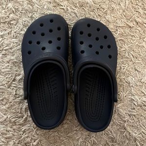 Navy blue crocs
